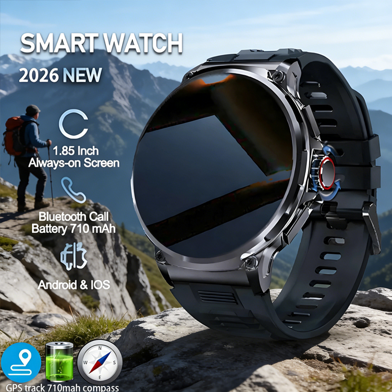 Outdoor Adventure World - Heißer Verkauf: Herren Smartwatch mit 710mAh