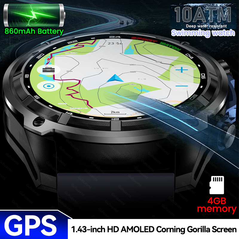 Outdoor Adventure World - Neue Abenteuer GPS Männer Smart Uhr