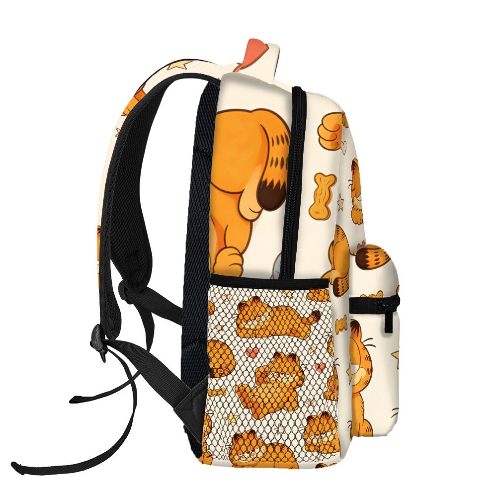 Outdoor Adventurer - Lustiger Lazy Garfield Rucksack mit Stern-