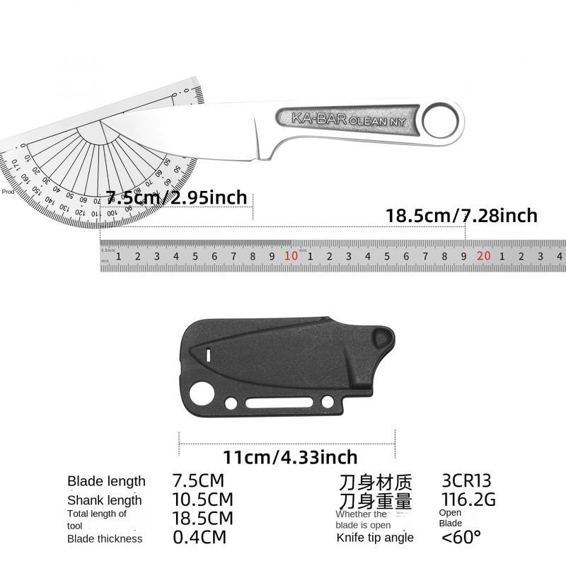 KA-BAR 1119 Kleiner gerader Sc – Survival Knife Full Tang Bewertung und Preis