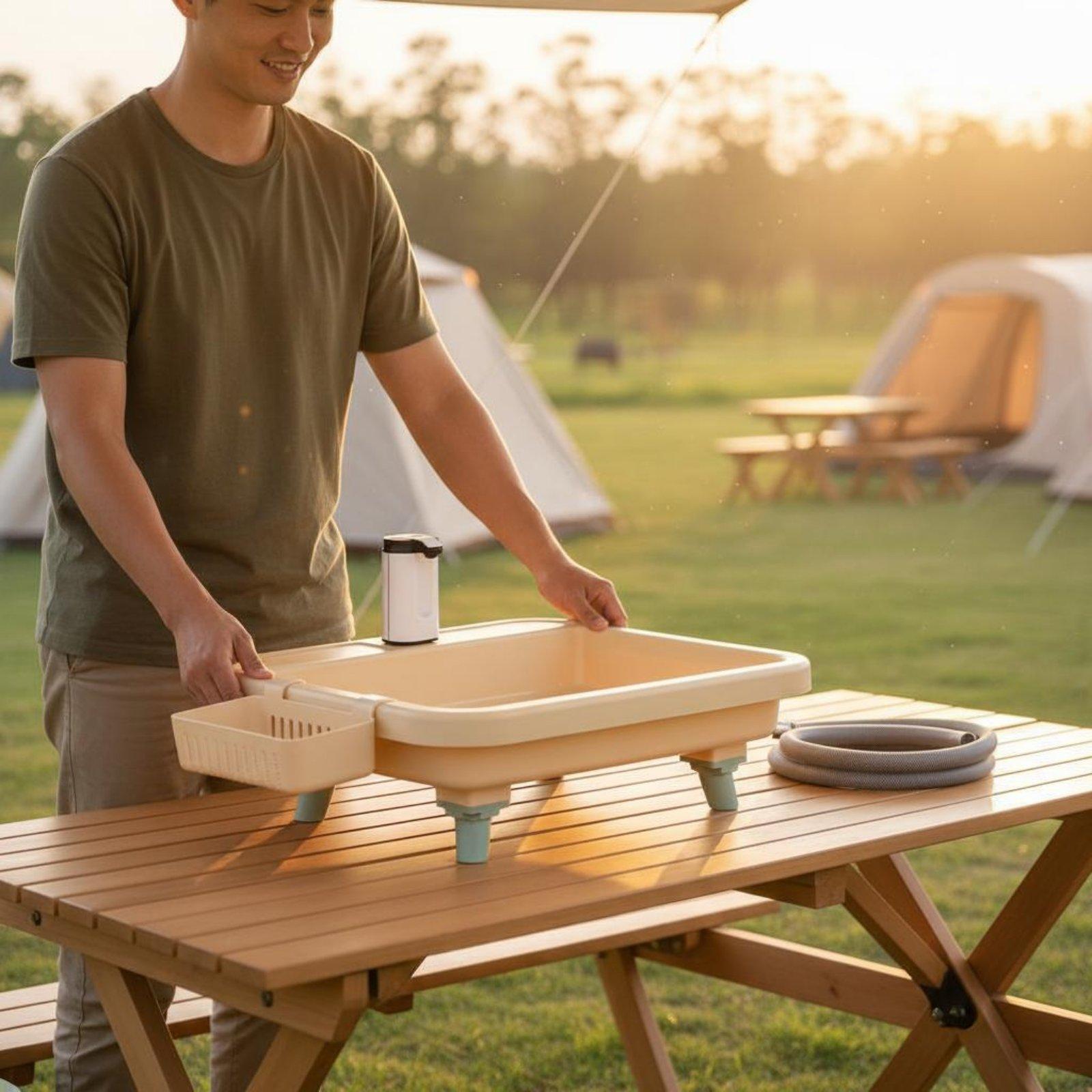 Tragbares Campingwaschbecken m – Outdoor Adventurer Bewertung und Preis