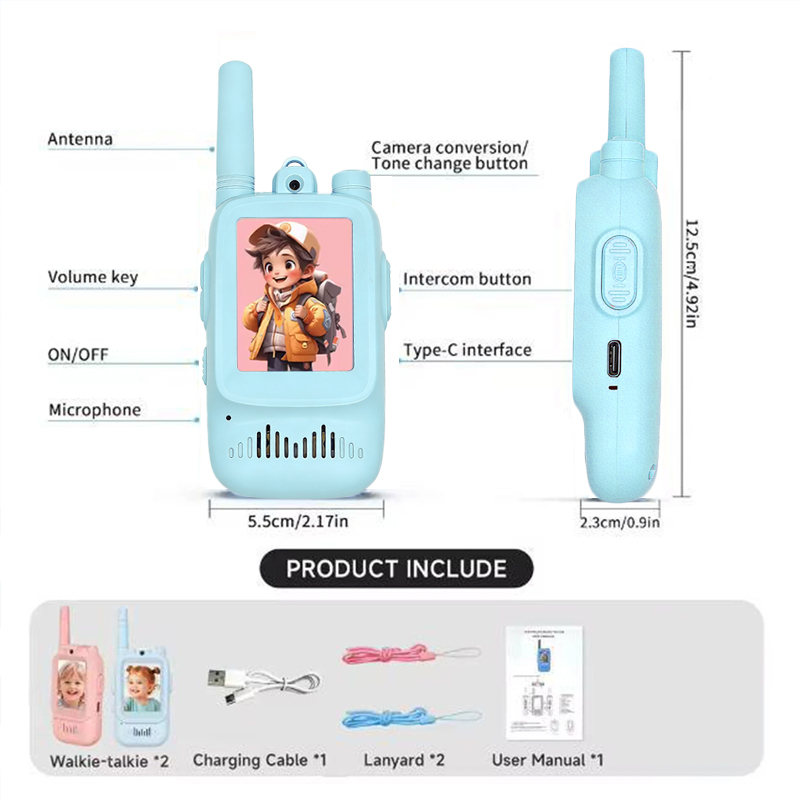 2 Stück Kinder-Video-Walkie-Ta – Outdoor Adventure Video Bewertung und Preis