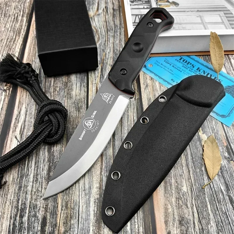 Tragbares D2-Stahl-Messer mit  – Survival Knife Full Tang Bewertung und Preis