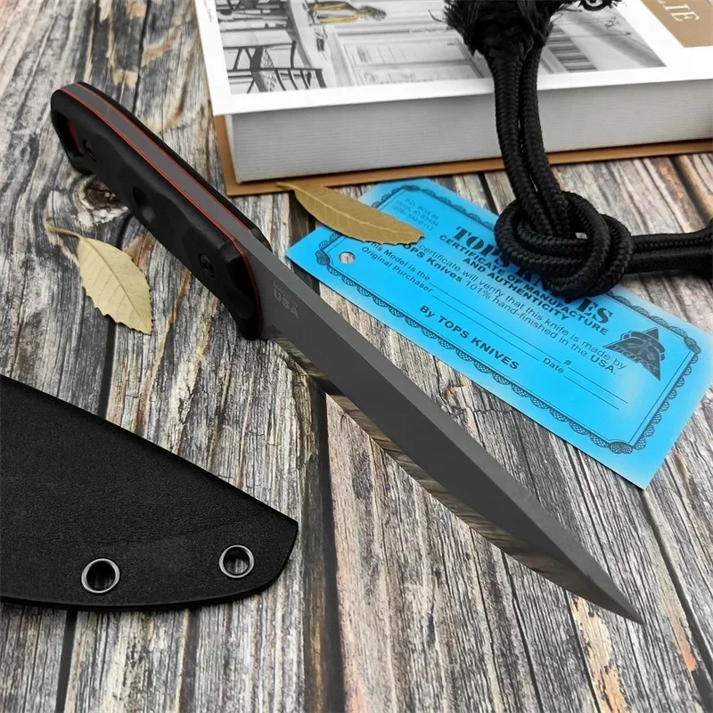 Tragbares D2-Stahl-Messer mit  – Survival Knife Full Tang Bewertung und Preis