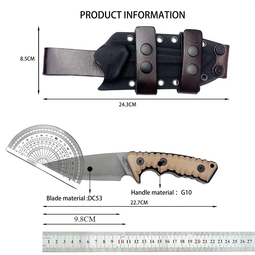 BESTSELLER Überlebens-EDC-Mess – Survival Knife Full Tang Bewertung und Preis