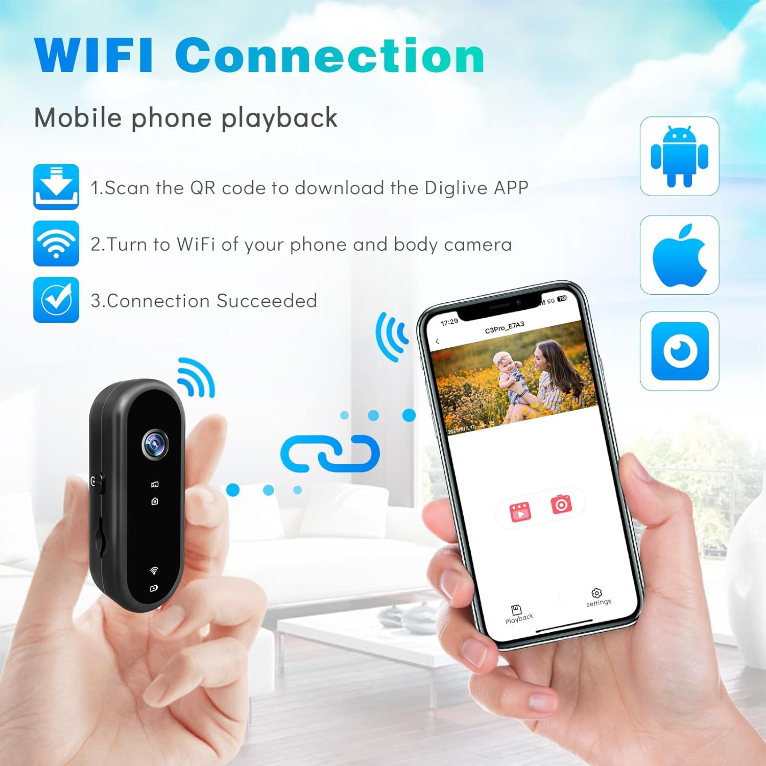 Mini WLAN-Actionkamera 1080P,  – Outdoor Adventure Video Bewertung und Preis