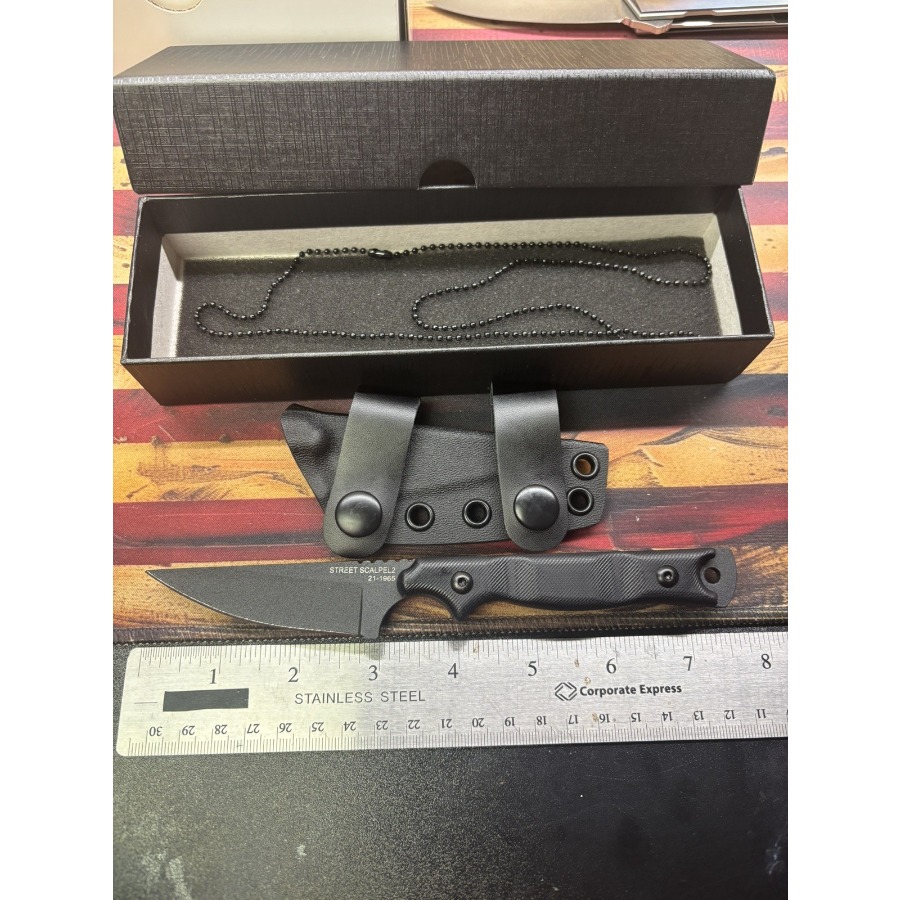 TOPS Street Scalpel 2 Messer C – Survival Knife Full Tang Bewertung und Preis