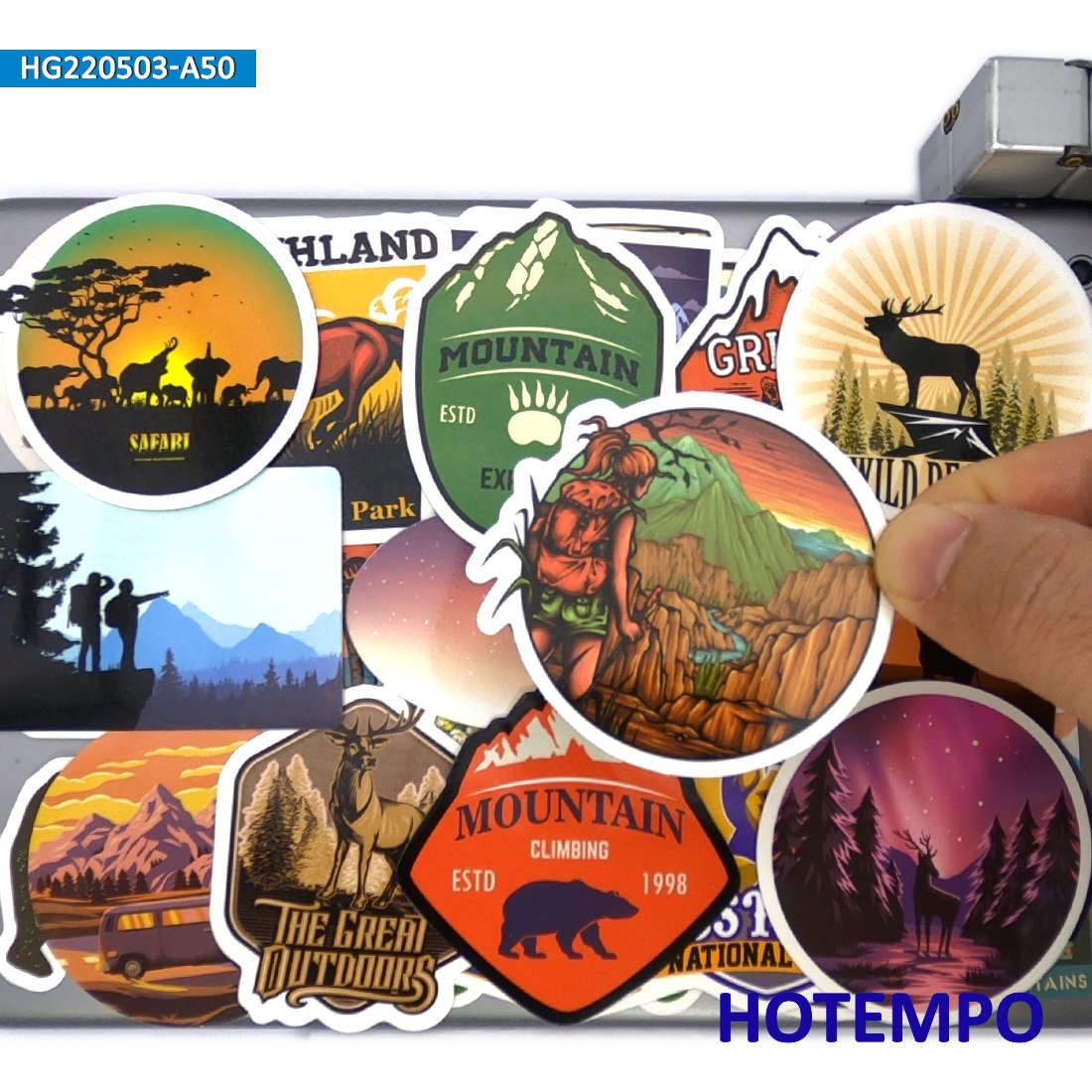 Weltreise-Aufkleber-Set, Klett – Outdoor Adventure World Bewertung und Preis
